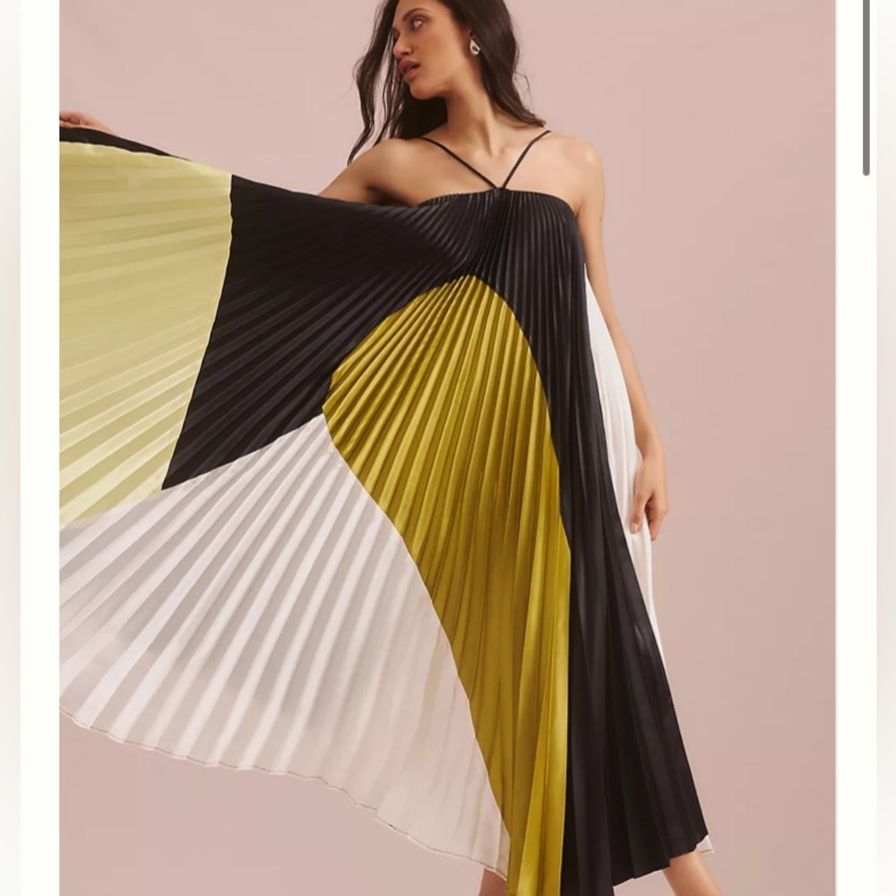 NWT Delfi collective pleated dress Anthropologie